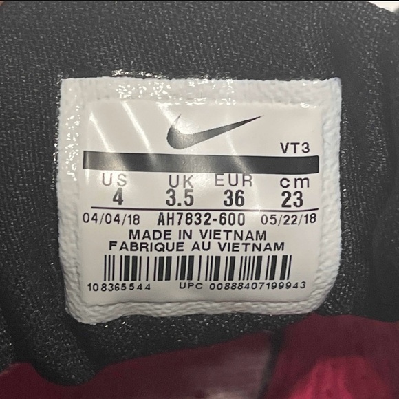 Nike Presto Acronym Mid Racer Pink Size 4M - Picture 6 of 8